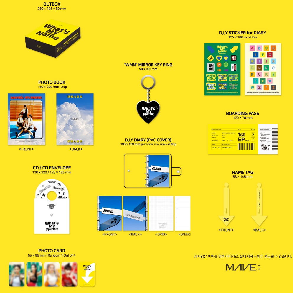 微音樂💃預購截止11.28 MAVE: - 1ST EP [WHAT＇S MY NAME]-細節圖2