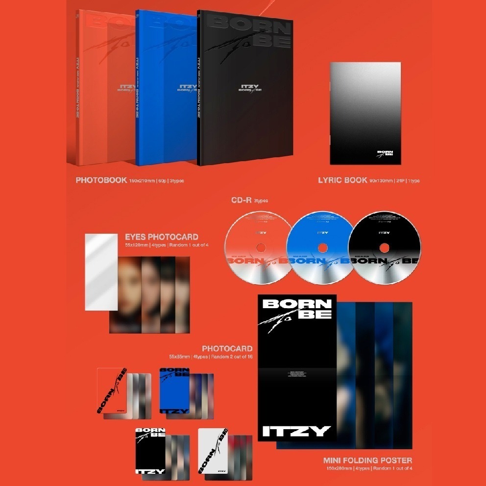微音樂💃通路特典 ITZY - BORN TO BE （8TH MINI ALBUM）迷你八輯-細節圖2