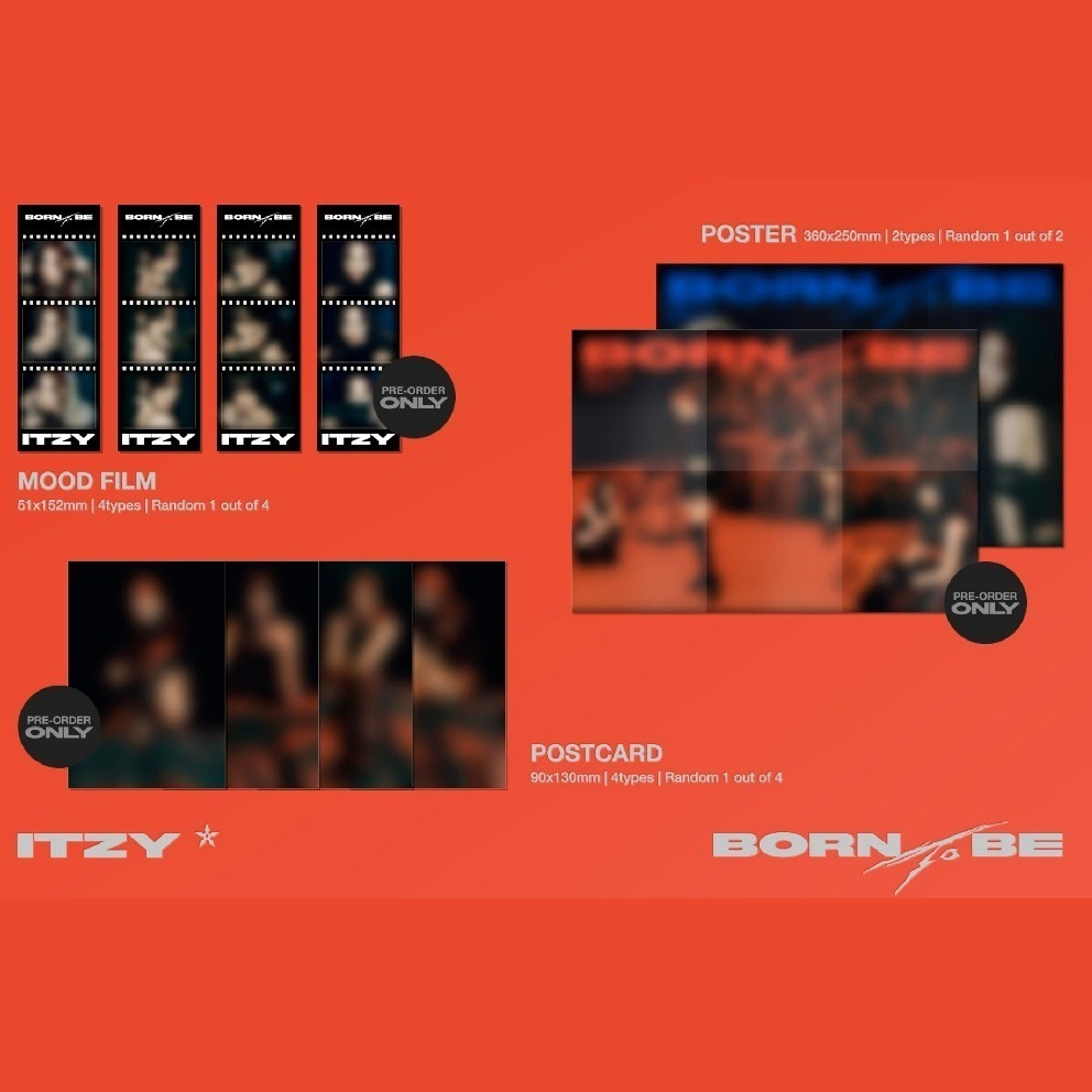 微音樂💃通路特典 ITZY - BORN TO BE （8TH MINI ALBUM）迷你八輯-細節圖3