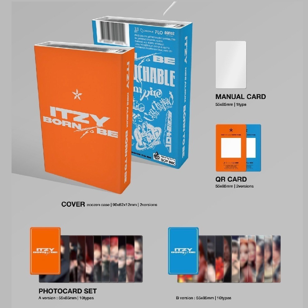 微音樂💃通路特典 ITZY - BORN TO BE （8TH MINI ALBUM）迷你八輯-細節圖4