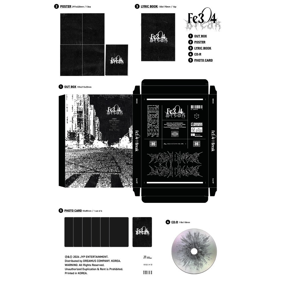 微音樂💃PH版有貨 NMIXX - 2ND EP ＇Fe3O4: BREAK＇ 第2張EP專輯-細節圖4