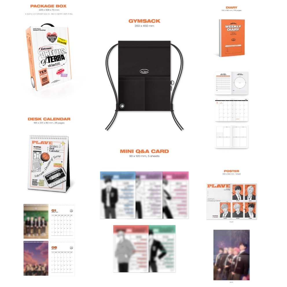 微音樂💃現貨/官網版 PLAVE- 2024 SEASON＇S GREETINGS 季節的問候 年曆組合-細節圖3