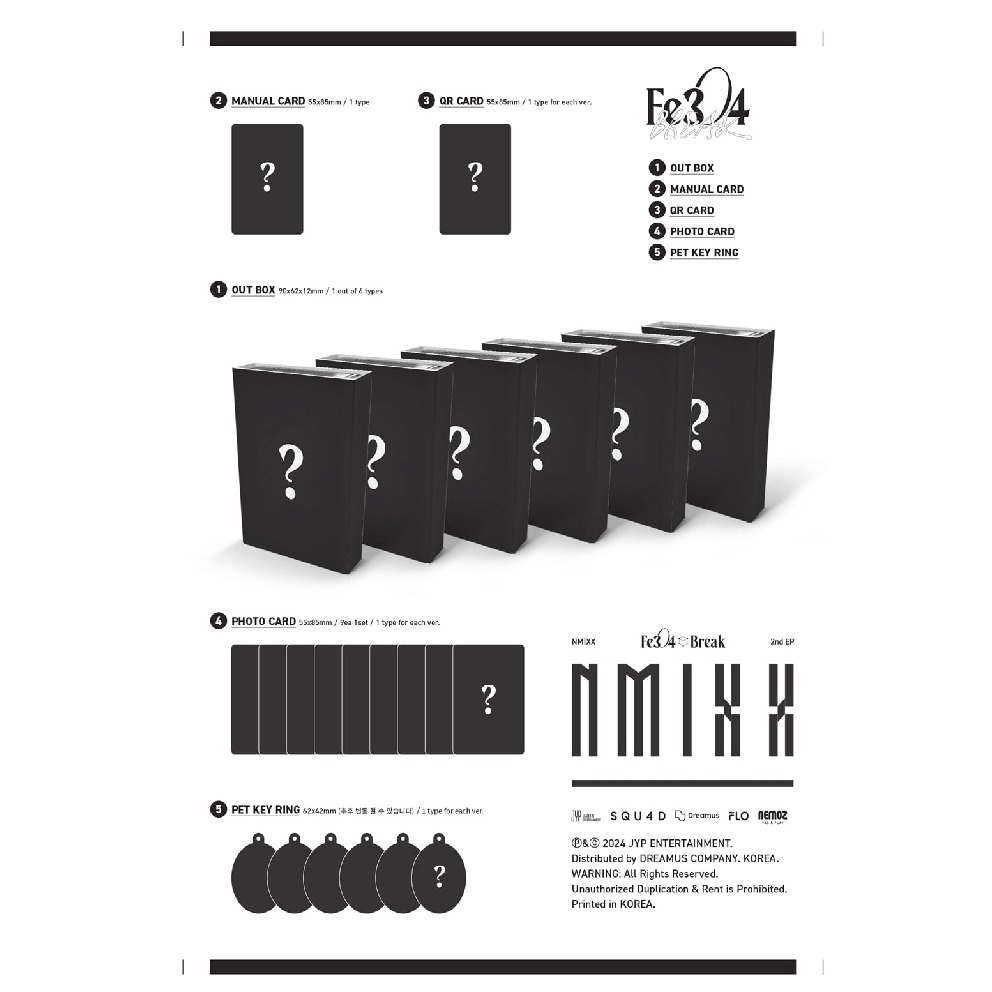 微音樂💃預購/通路特典12/14截止 *NEMO版* NMIXX - 2ND EP ＇Fe3O4: BREAK＇-細節圖2