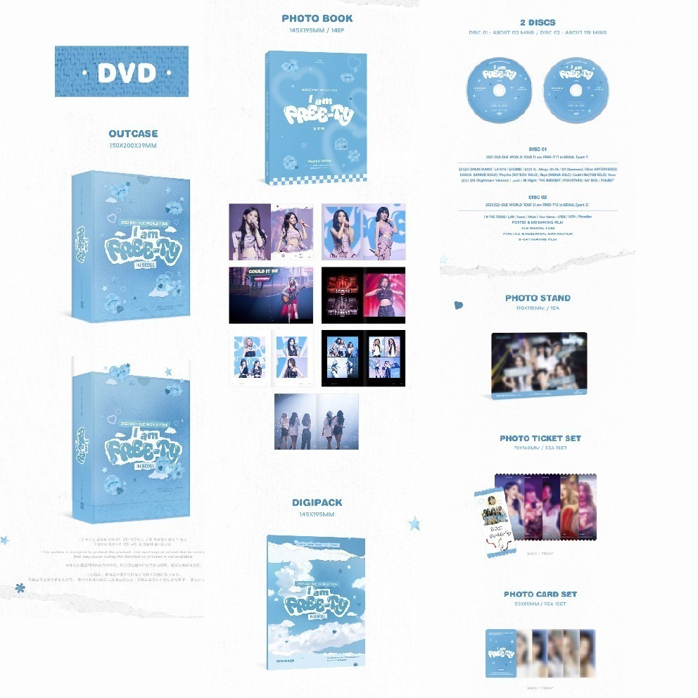 微音樂💃(G)I-DLE - 2023 世界巡迴演唱會 [I AM FREE-TY]DVD 藍光-細節圖2