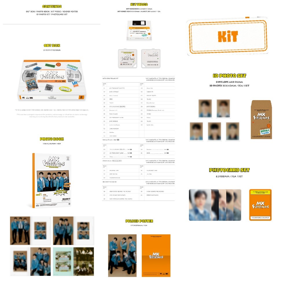 微音樂💃預購/通路特典MONSTA X - 2023 MONSTA X 七週年見面會 DVD 藍光 KIT影音智能卡-細節圖2