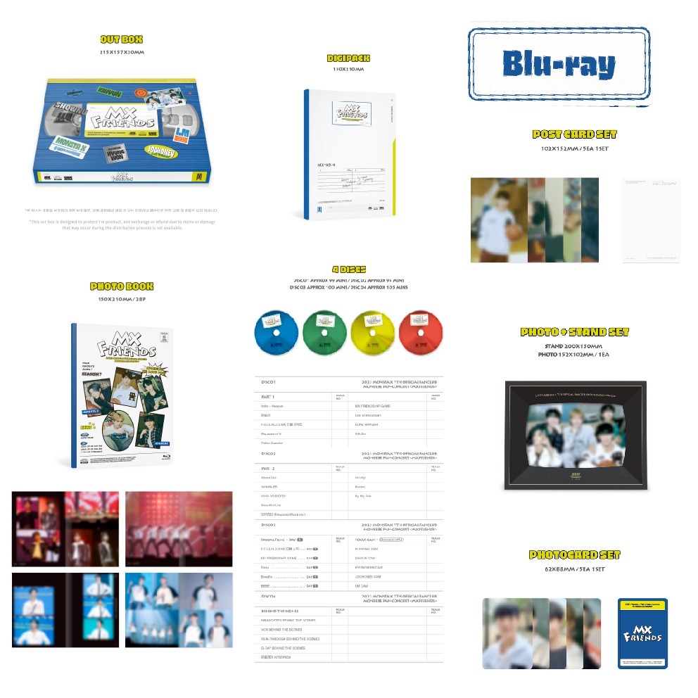 微音樂💃預購/通路特典MONSTA X - 2023 MONSTA X 七週年見面會 DVD 藍光 KIT影音智能卡-細節圖3