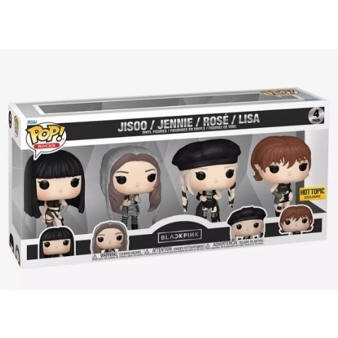 微音樂💃美版官方週邊 *4盒裝* FUNKO POP! ROCKS:BLACKPINK PINK VENOM版-細節圖2