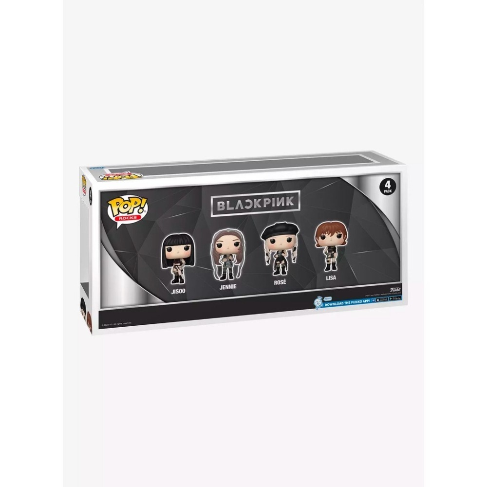 微音樂💃美版官方週邊 *4盒裝* FUNKO POP! ROCKS:BLACKPINK PINK VENOM版-細節圖3