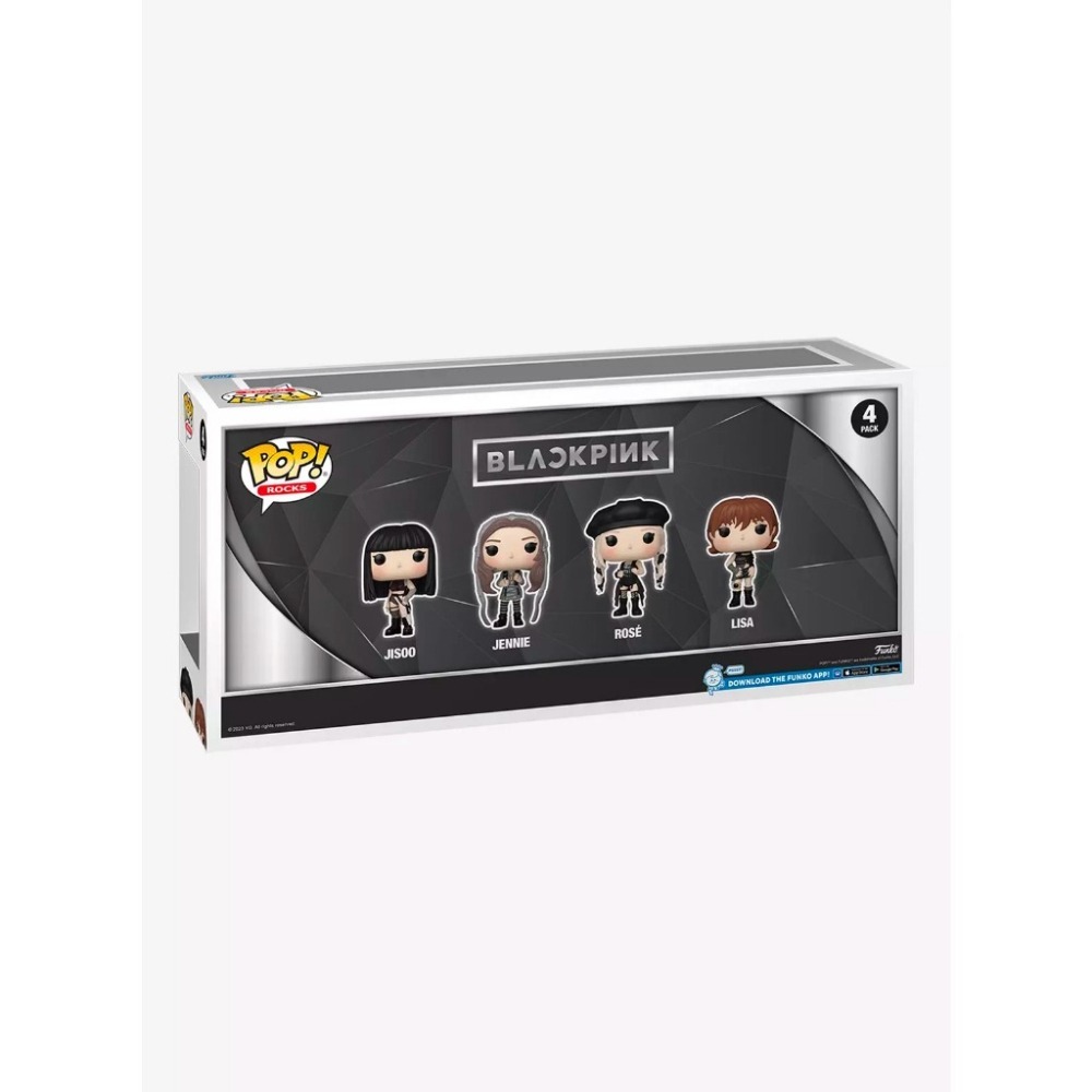 微音樂💃預購/美版官方週邊 *4盒裝* FUNKO POP! ROCKS:BLACKPINK PINK VENOM版-細節圖3