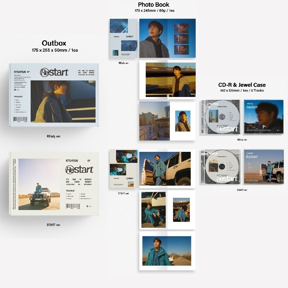 微音樂💃現貨 圭賢 KYUHYUN (SUPER JUNIOR) -EP [RESTART]-細節圖2