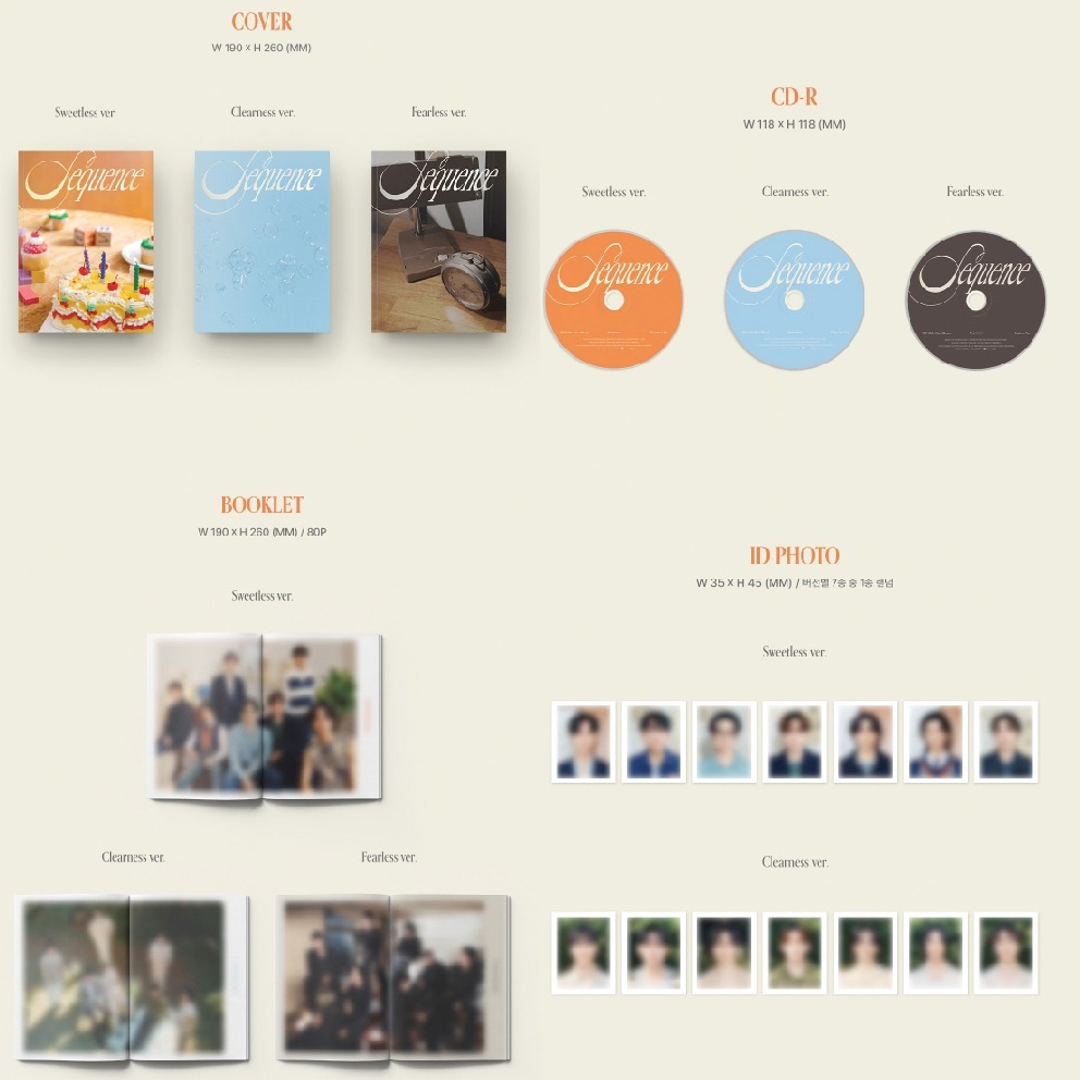 微音樂💃預購/通路特典截止12.28 SF9 - SEQUENCE（13TH MINI ALBUM）迷你十三輯-細節圖2