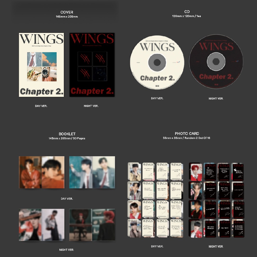 微音樂💃預購截止1.15 BXB - 2ND SINGLE ALBUM : CHAPTER 2. WINGS-細節圖2