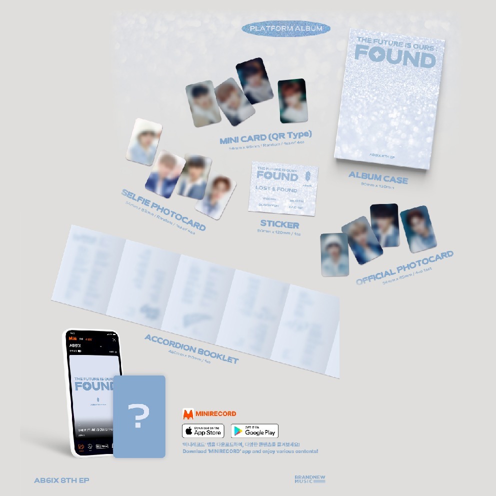 微音樂💃通路特典AB6IX -8TH EP  THE FUTURE IS OURS : FOUND-細節圖5