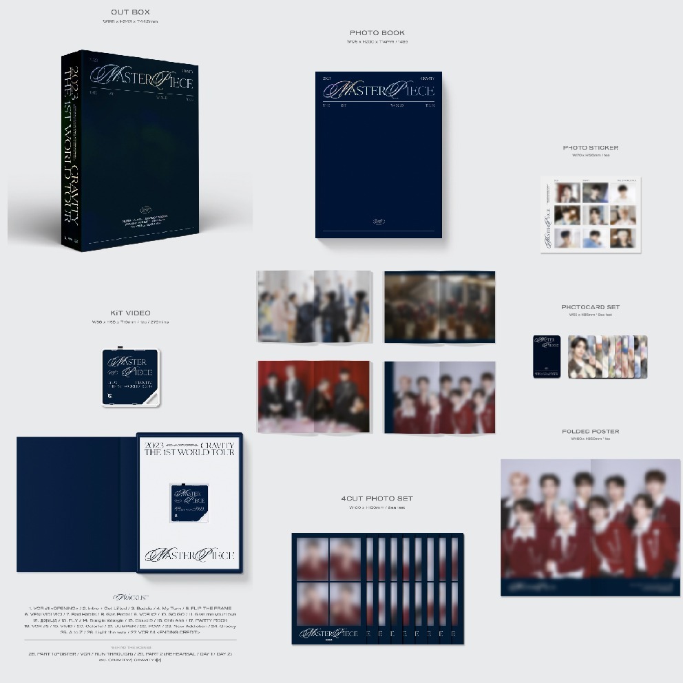 微音樂💃通路特典 CRAVITY - 2023 首次世巡演唱會 [MASTERPIECE] DVD KIT-細節圖3