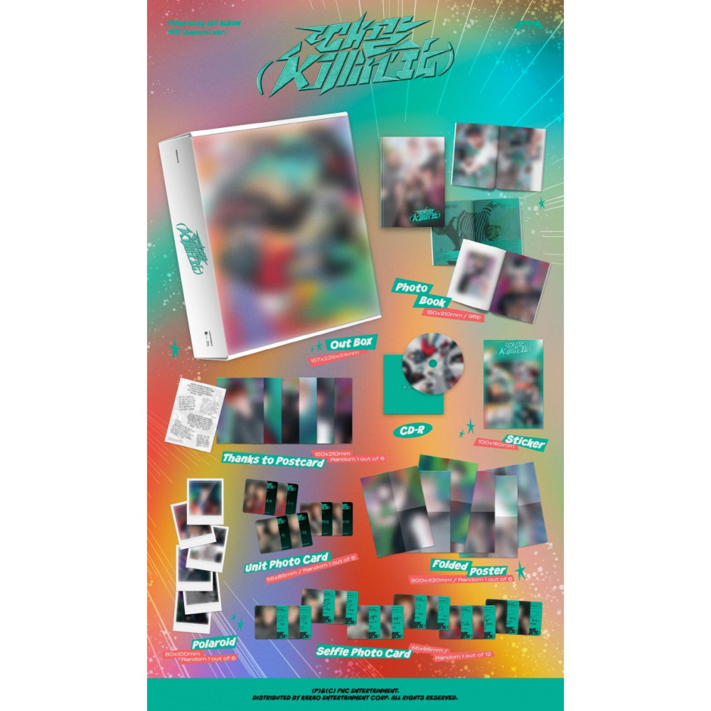 微音樂💃預購/通路特典 下單前請看簡介 P1HARMONY - KILLlIN＇ IT 正規一輯-細節圖3