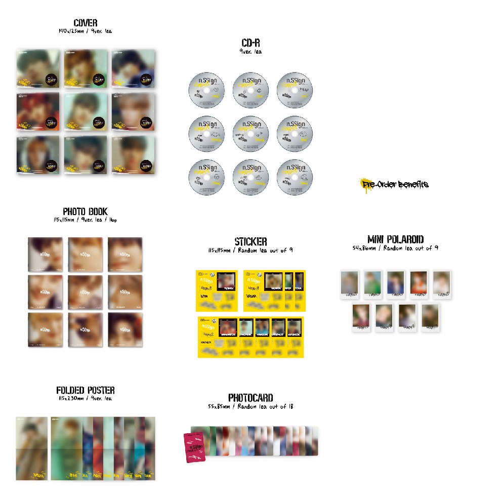 微音樂💃預購截止1.28 N.SSIGN - 2ND MINI ALBUM [HAPPY &]-細節圖3
