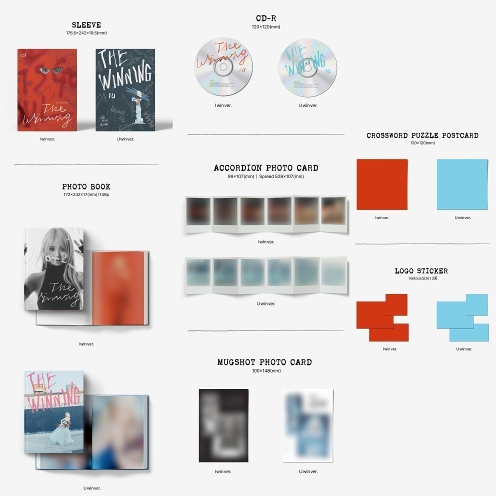 微音樂💃現貨 李知恩 IU - THE WINNING  迷你六輯-細節圖2