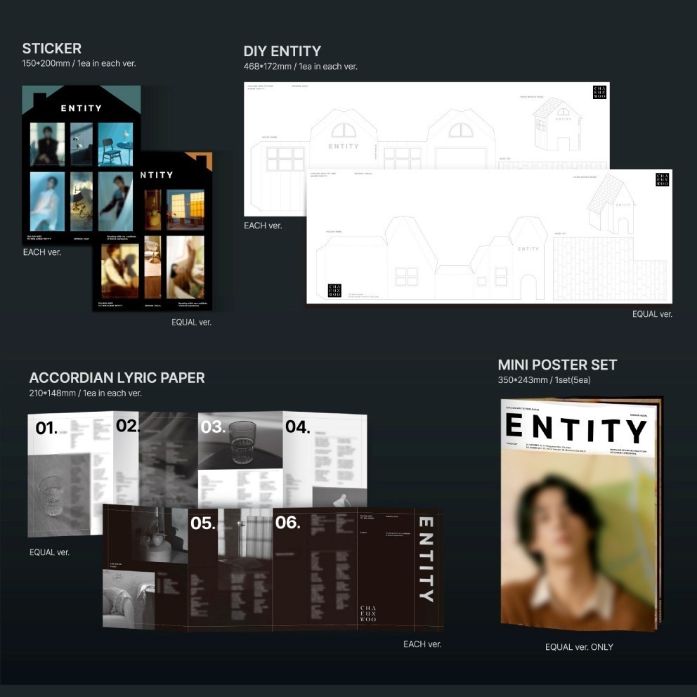 微音樂💃現貨 車銀優 CHA EUN WOO - 1ST MINI [ENTITY] 迷你一輯-細節圖3