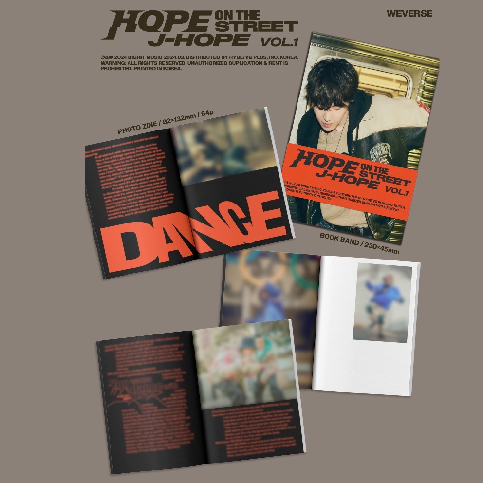 微音樂💃鄭號錫 J-HOPE - HOPE ON THE STREET 正規一輯-細節圖6