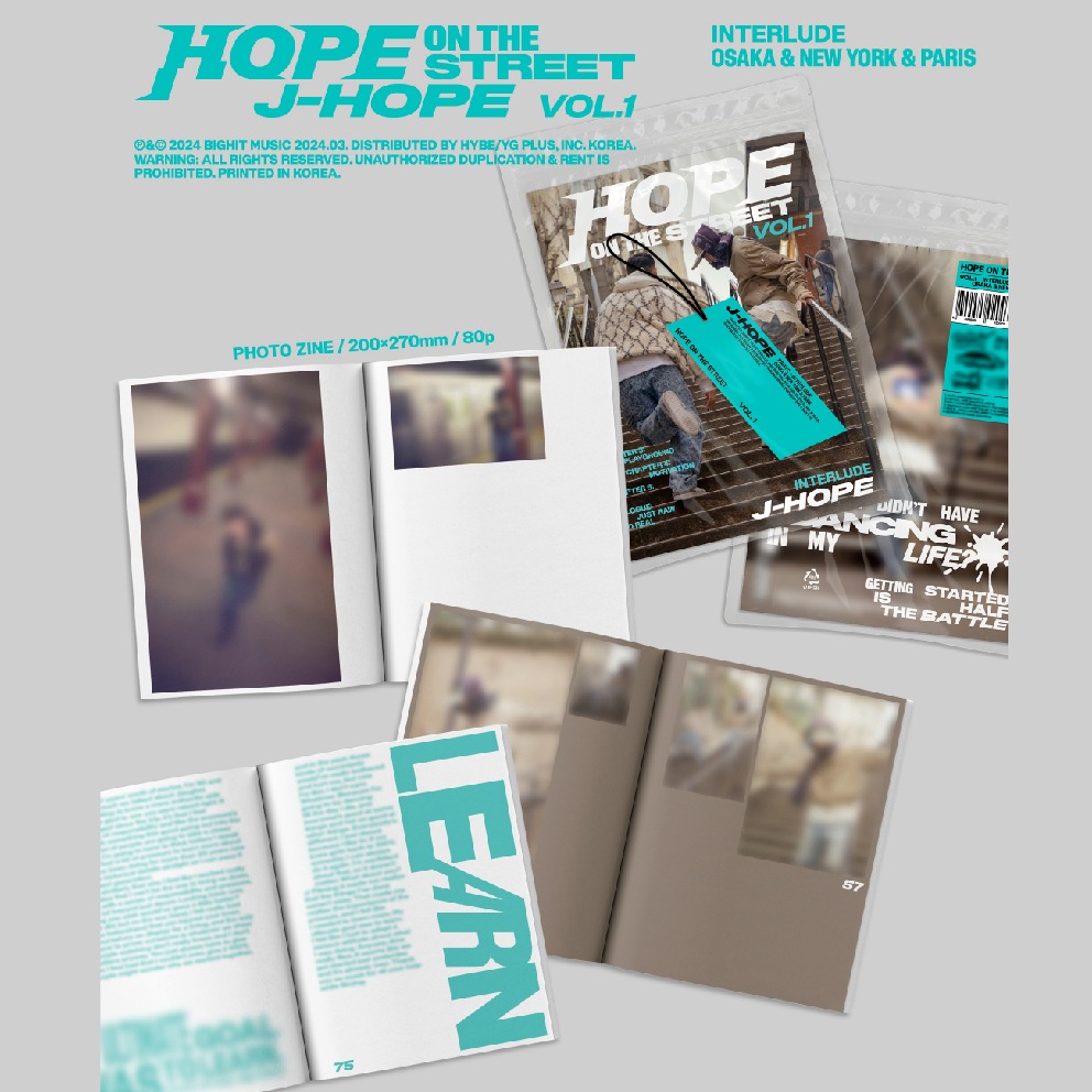 微音樂💃預購/通路2.22預購截止 鄭號錫 J-HOPE - HOPE ON THE STREET 正規一輯-細節圖4
