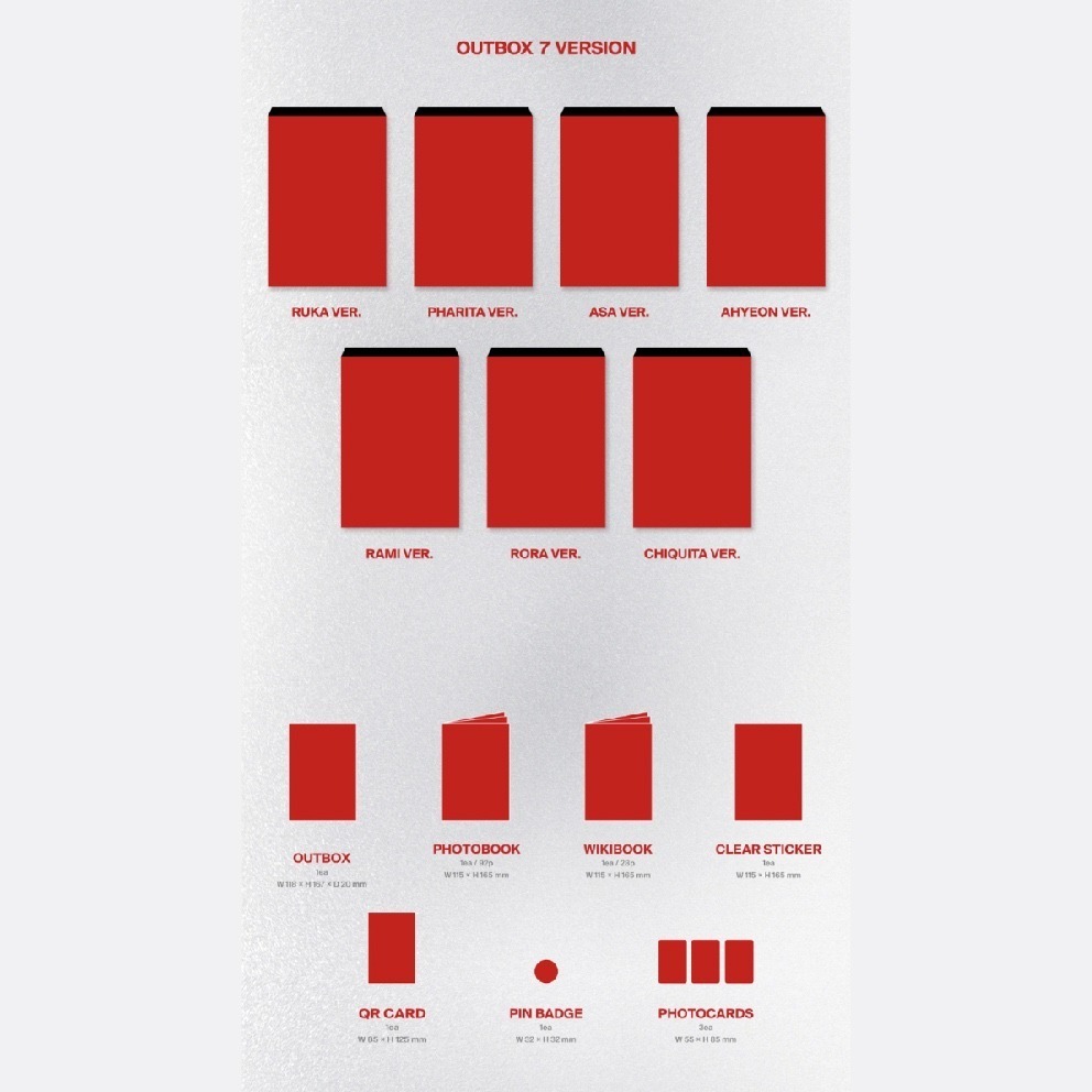 微音樂💃現貨 BABYMONSTER - [BABYMONS7ER] 迷你一輯-細節圖4