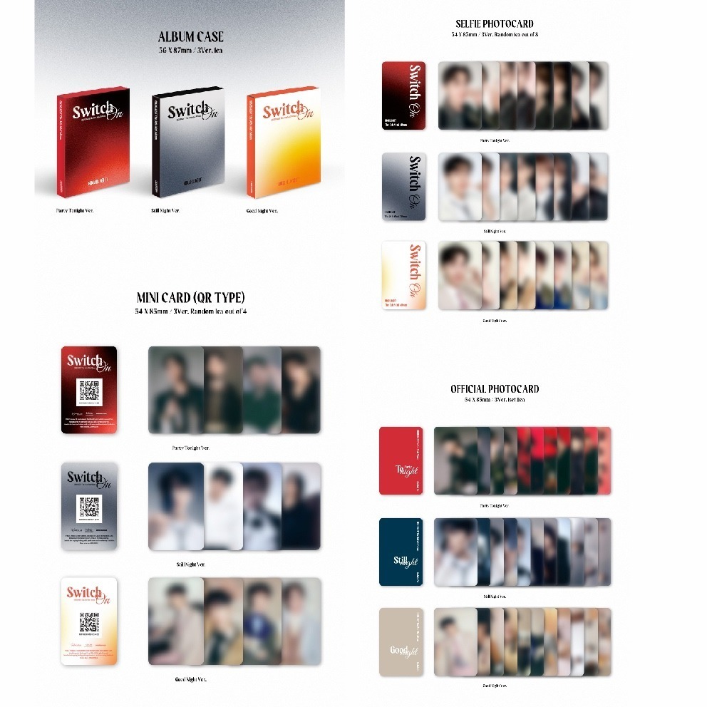 微音樂💃HIGHLIGHT - 5TH MINI ALBUM [SWITCH ON] 迷你五輯-細節圖2