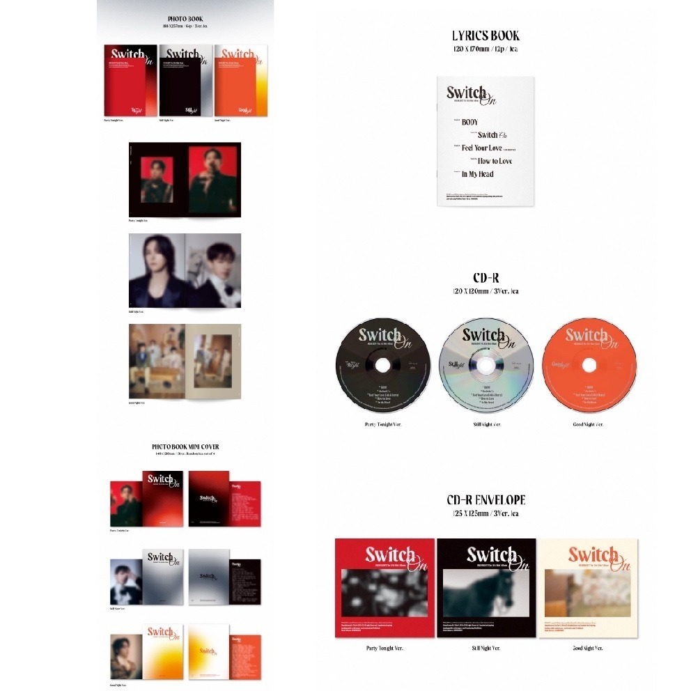 微音樂💃HIGHLIGHT - 5TH MINI ALBUM [SWITCH ON] 迷你五輯-細節圖4