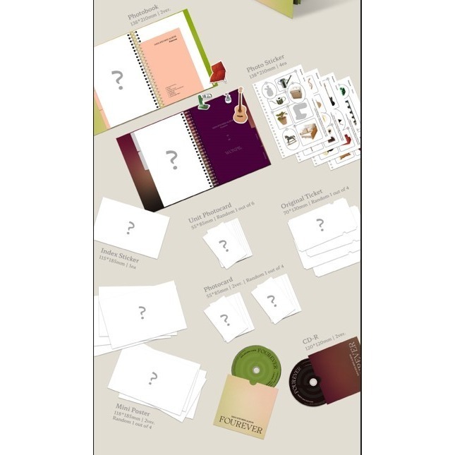 微音樂💃預購/通路特典 DAY6 - FOUREVER (8TH MINI ALBUM) 迷你八輯-細節圖2