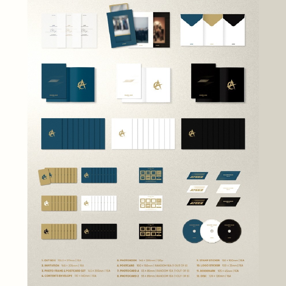 微音樂💃現貨 ATEEZ -  [GOLDEN HOUR : Part.1] 迷你十輯-細節圖4