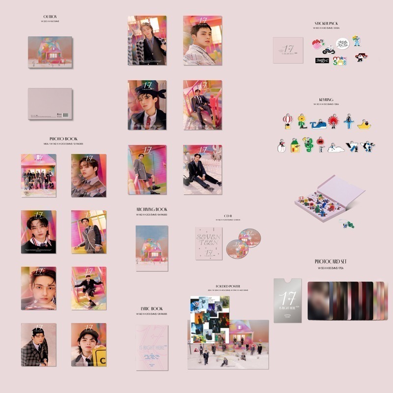 微音樂💃預購 *精選豪華版* SEVENTEEN BEST ALBUM  17 IS RIGHT HERE-細節圖2