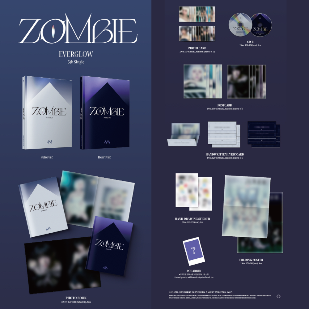 微音樂💃預購/通路特典 EVERGLOW - 5TH SINGLE [ZOMBIE]-細節圖2