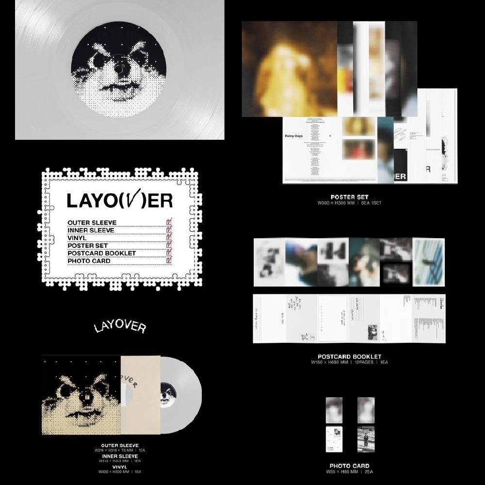 微音樂💃金泰亨 V - LAYOVER [LP] 黑膠唱片 限量版-細節圖2