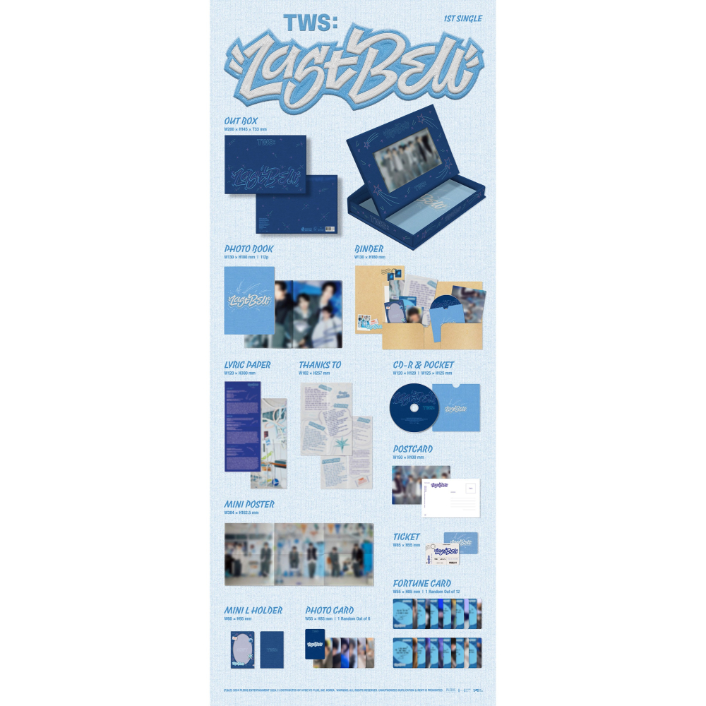 微音樂💃預購/通路特典 TWS - 1ST SINGLE [LAST BELL] 單曲一輯-細節圖2