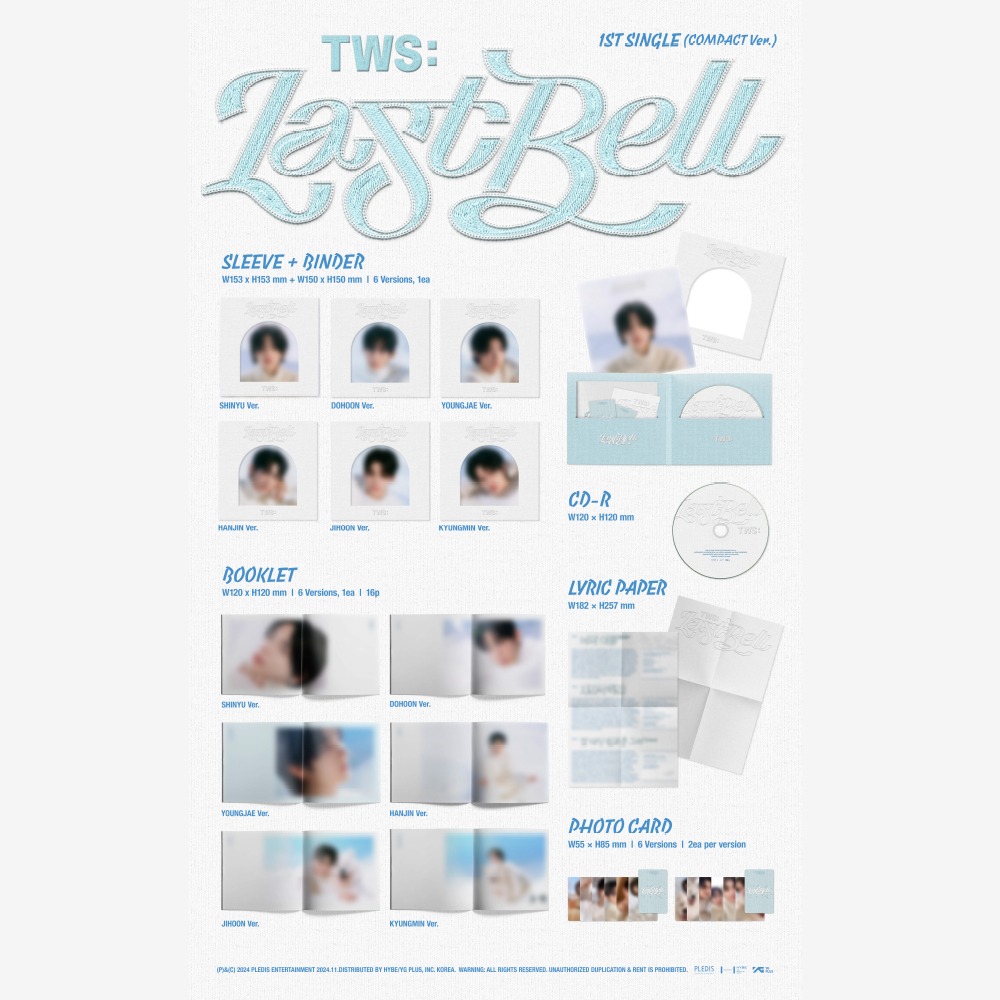 微音樂💃預購/通路特典 TWS - 1ST SINGLE [LAST BELL] 單曲一輯-細節圖4