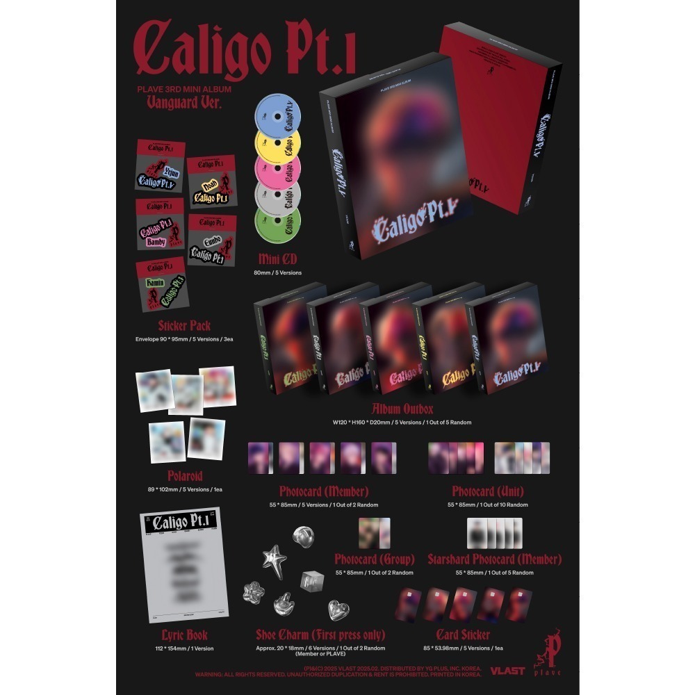 微音樂💃PLAVE - 3RD MINI ALBUM [CALIGI PT.1] 迷你三輯-細節圖3