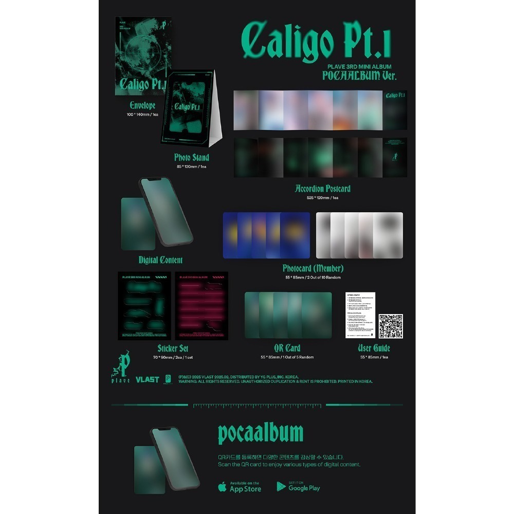 微音樂💃PLAVE - 3RD MINI ALBUM [CALIGI PT.1] 迷你三輯-細節圖4