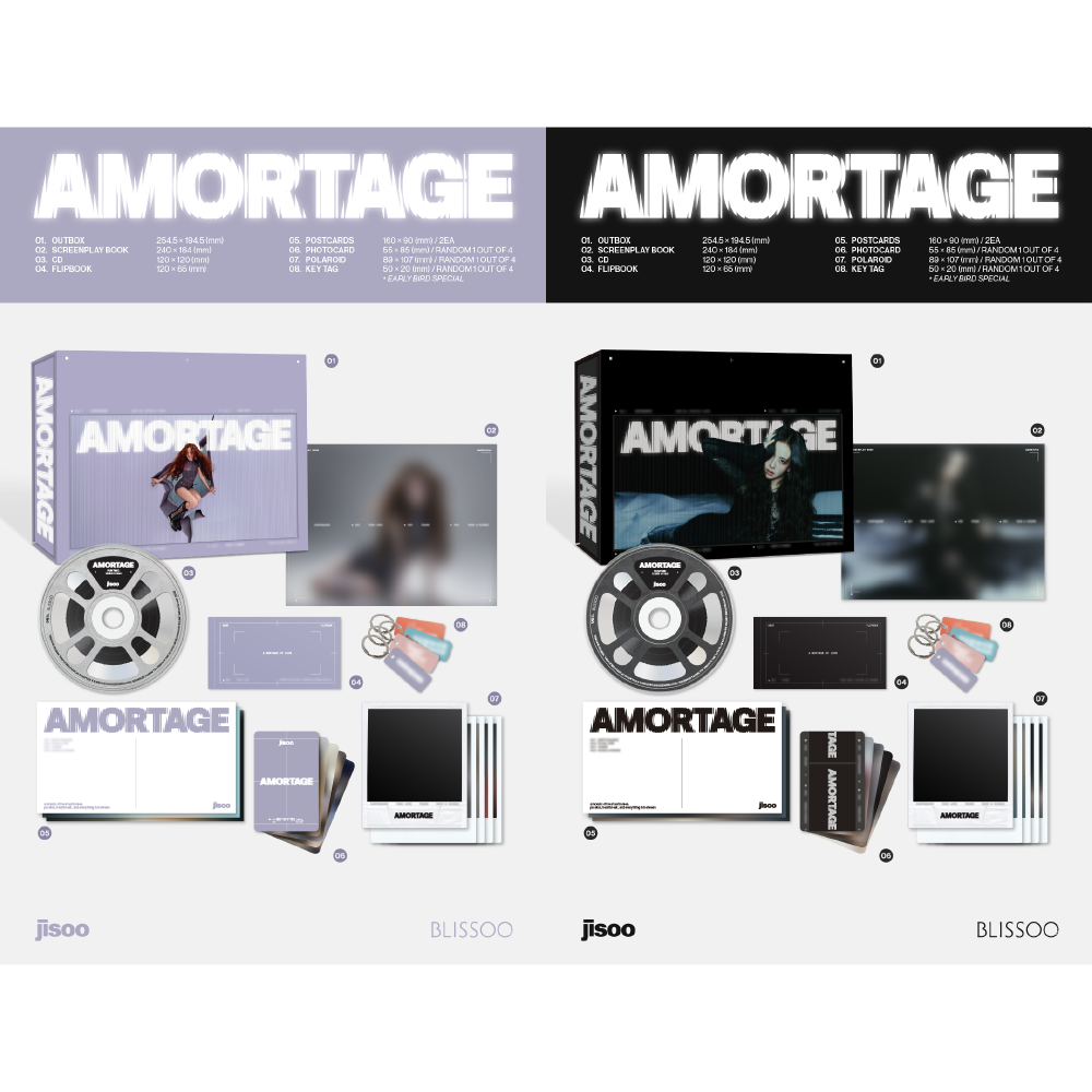 微音樂💃預購/通路特典 金智秀 JISOO ( BLACKPINK ) - [AMORTAGE] 迷你專輯-細節圖2