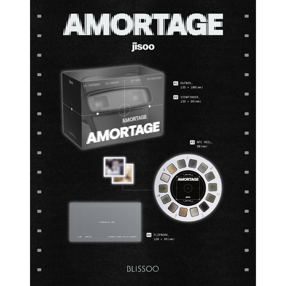 微音樂💃預購/通路特典 金智秀 JISOO ( BLACKPINK ) - [AMORTAGE] 迷你專輯-細節圖3
