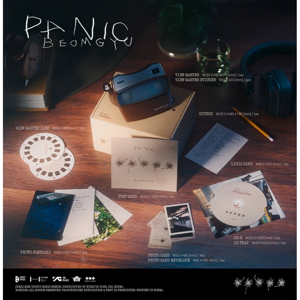 微音樂💃一般通路特價優惠中! 崔杋圭 BEOMGYU (TXT) - BEOMGYU＇S MIXTAPE:PANIC-細節圖2