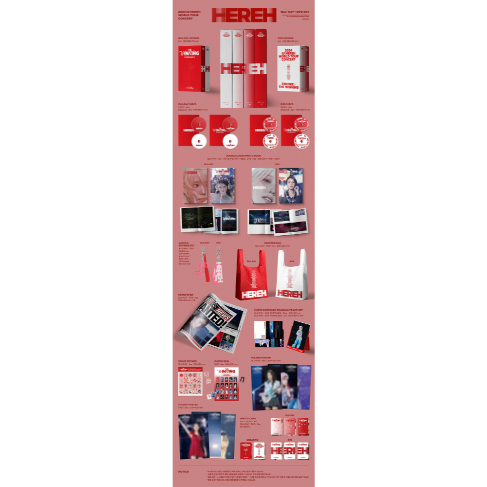 微樂客💃預購 IU 李知恩 -  [HEREH] WORLD TOUR CONCERT 演唱會 藍光 DVD-細節圖2