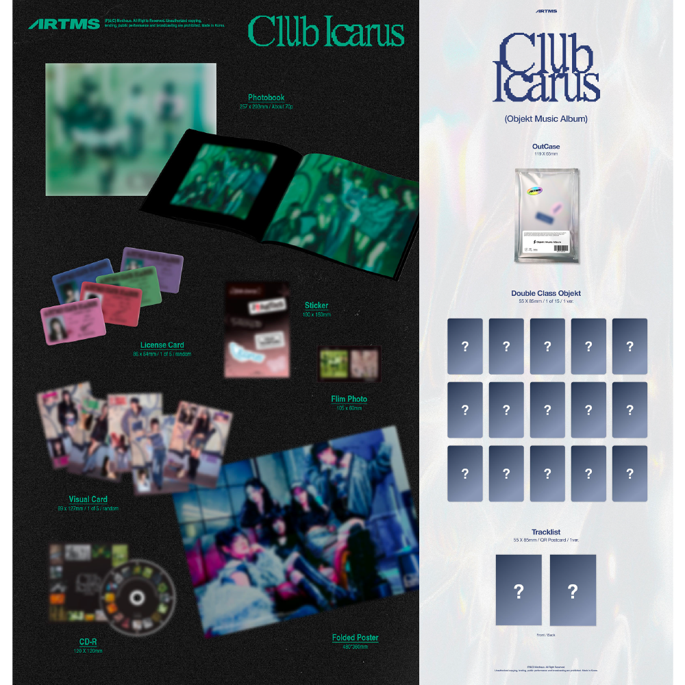 微樂客💃預購/通路特典 ARTMS - 1ST MINI ALBUM  [CLUB LCARUS]-細節圖2