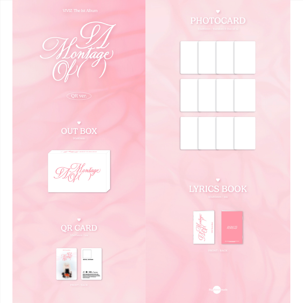 微樂客💃現貨 VIVIZ - [A MONTAGE OF ( )] 正規一輯-細節圖3