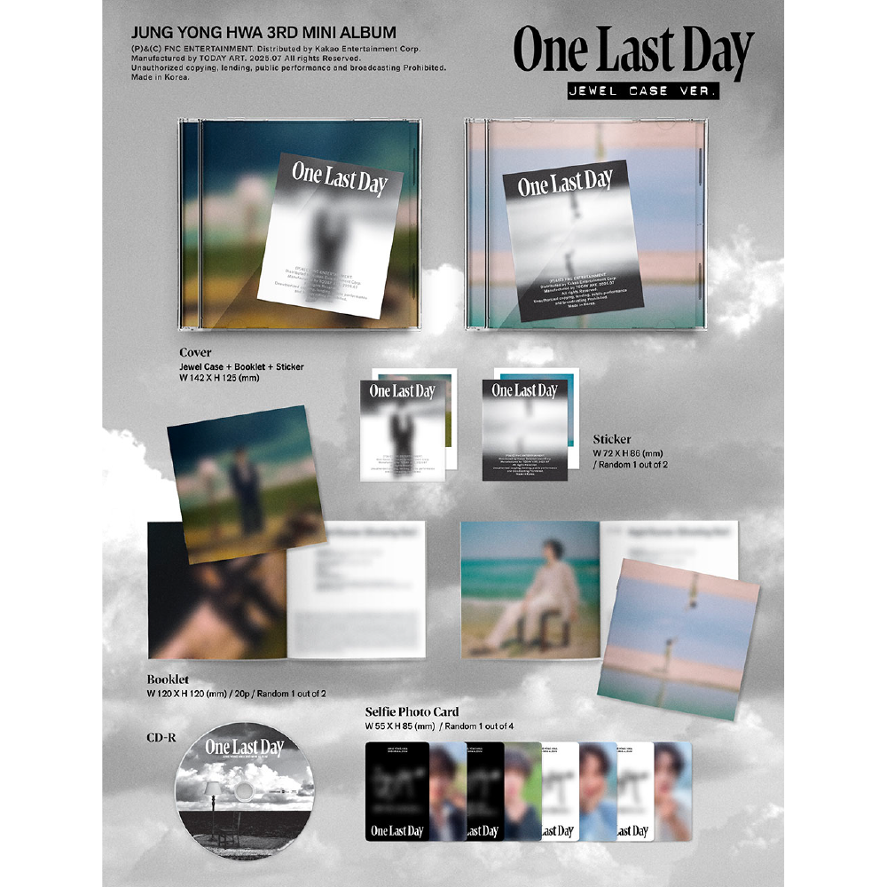 微樂客💃預購/通路特典 鄭容和 JUNG YONG HWA (CNBLUE) - [ONE LAST DAY]-細節圖3