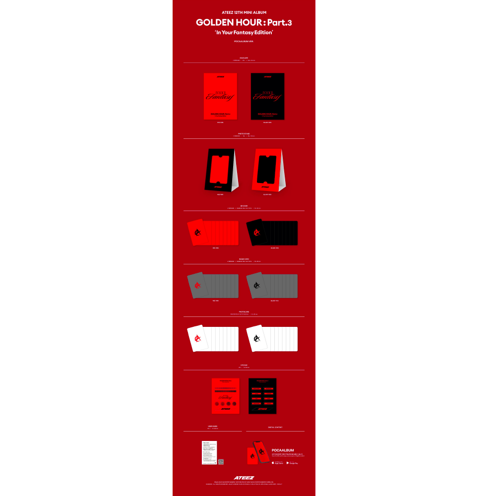 微樂客💃預購 ATEEZ - [GOLDEN HOUR : PART.3 IN YOUR FANTASY版]-細節圖2