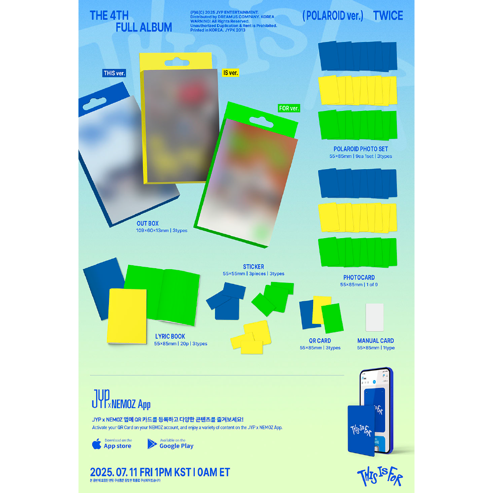 微樂客💃預購/通路特典【POLAROID版】TWICE - THIS IS FOR 正規四輯-細節圖2