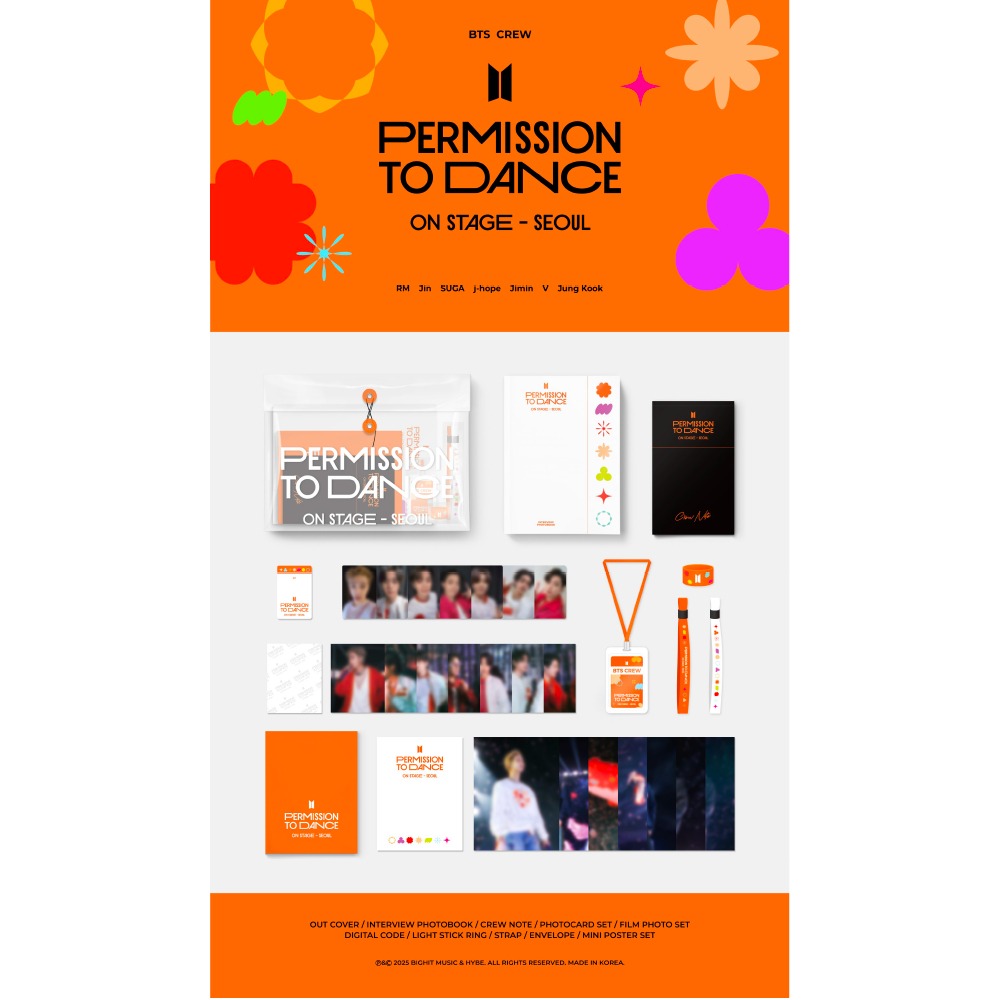微樂客💃預購/通路特典 BTS - PERMISSION TO DANCE ON STAGE - LIVE-細節圖3