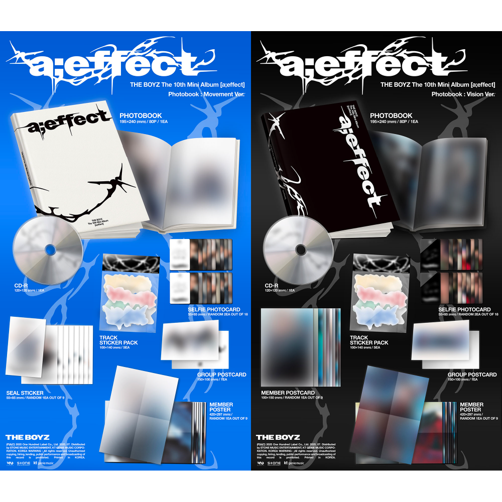 微樂客💃預購/通路特典 THE BOYZ - THE 10TH MINI ALBUM [A;EFFECT]-細節圖2