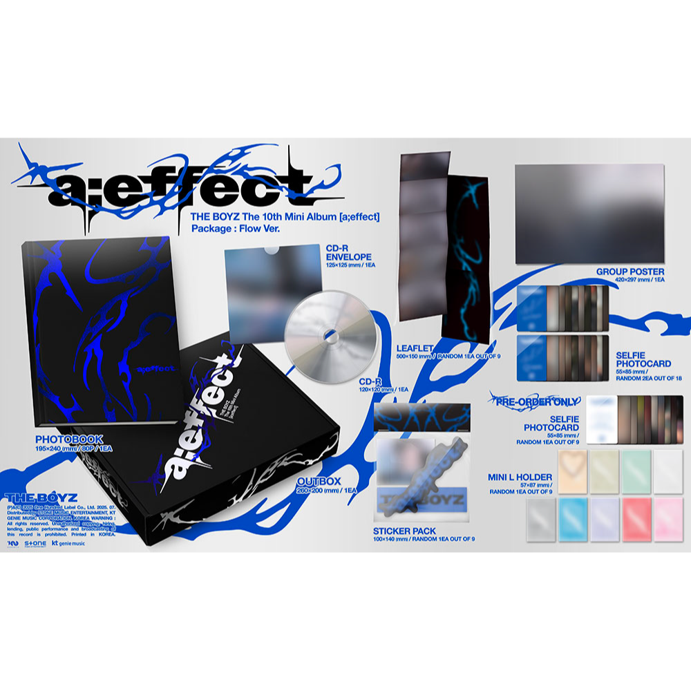 微樂客💃通路特典 THE BOYZ - THE 10TH MINI ALBUM [A;EFFECT]-細節圖3