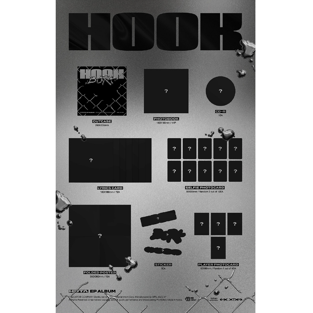 微樂客💃預購/通路特典 李旼赫 LEE MIN HYUK (HUTA) BTOB - EP ALBUM [HOOK]-細節圖2