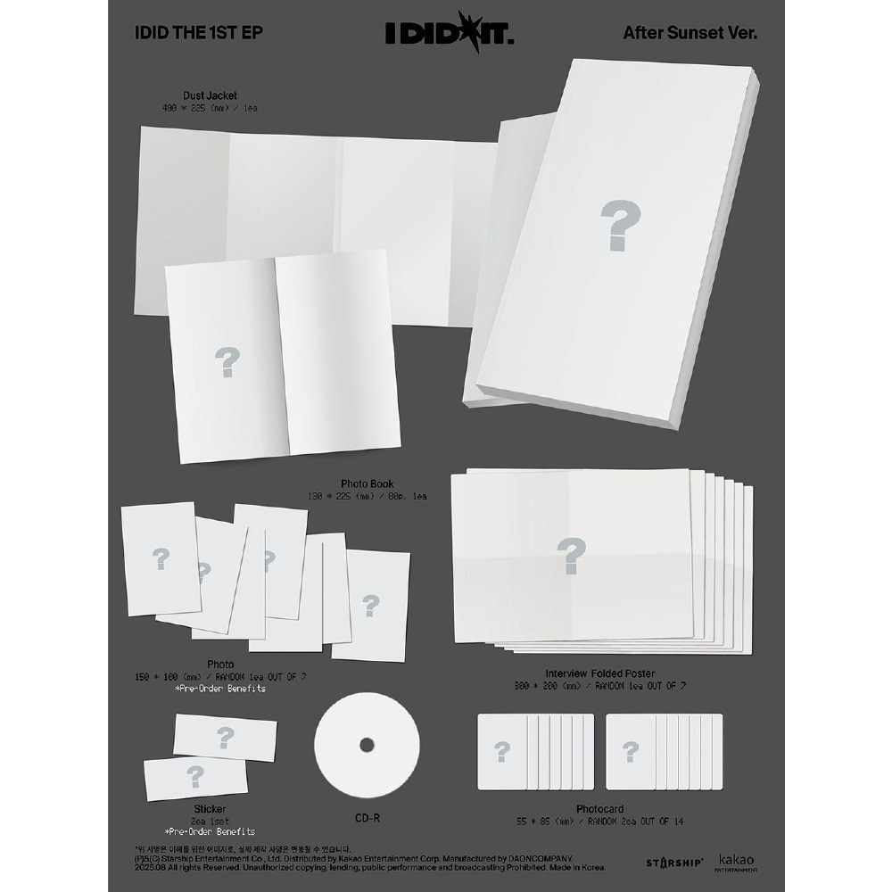 微樂客💃預購/通路特典 IDID - THE 1ST EP [I DID IT]-細節圖4